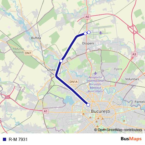 R-M 7931 rail Line Map