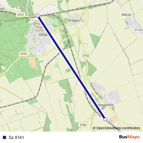 Sz 8141 rail Line Map