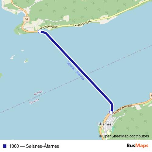 1060 ferry Line Map
