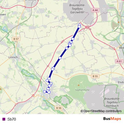 Sb70 monorail Line Map