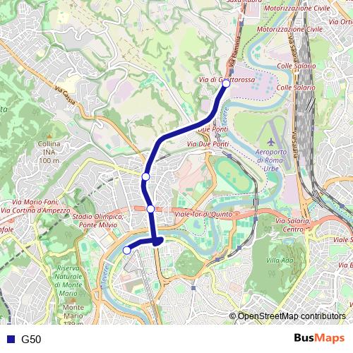 G50 bus Line Map