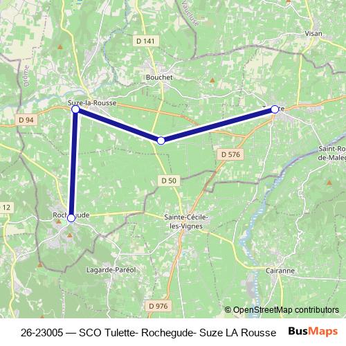 26-23005 bus Line Map