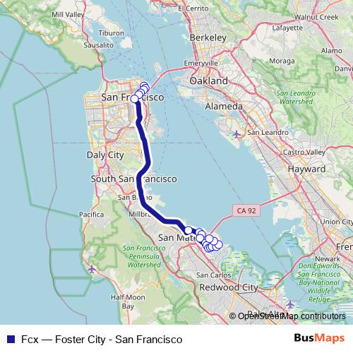 Fcx bus Line Map