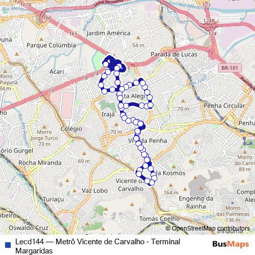 Lecd144 bus Line Map