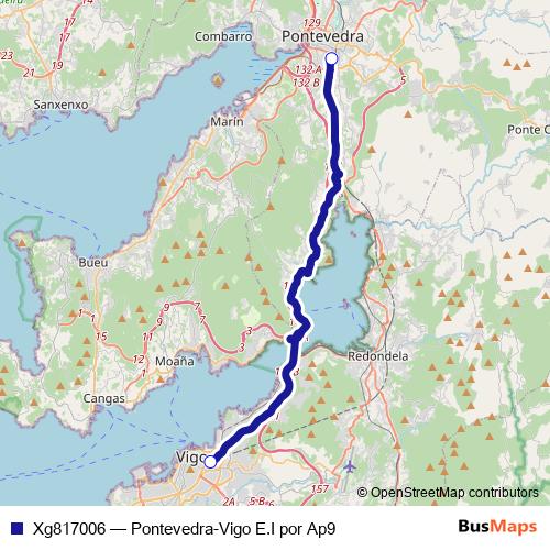 Xg817006 bus Line Map
