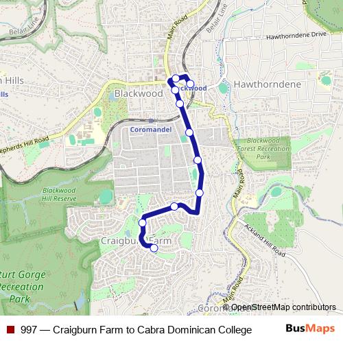 997 bus Line Map