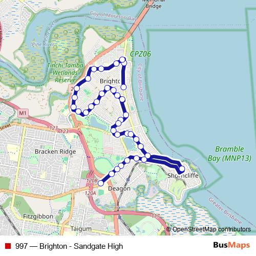 997 bus Line Map