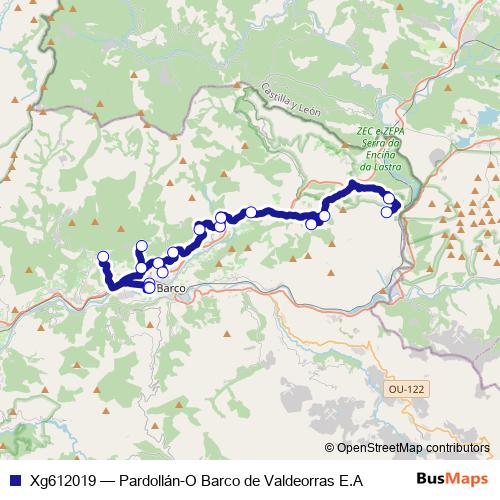 Xg612019 bus Line Map