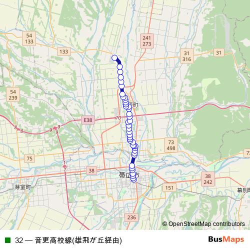 32 bus Line Map