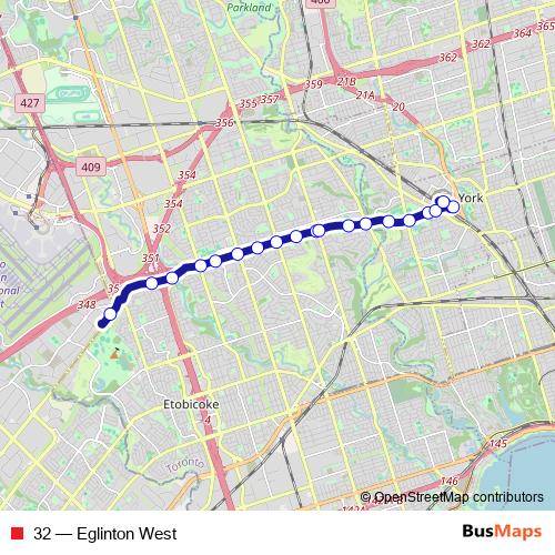 32 bus Line Map