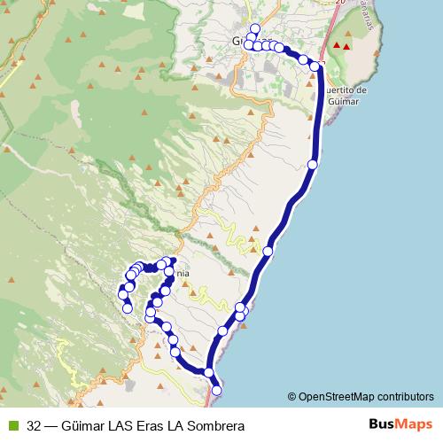 32 bus Line Map