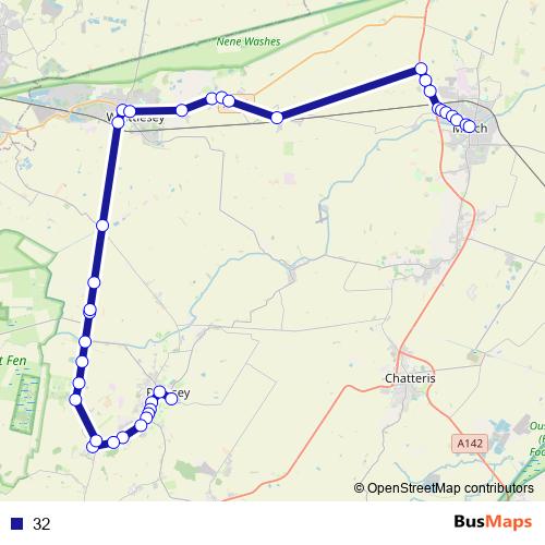 32 bus Line Map