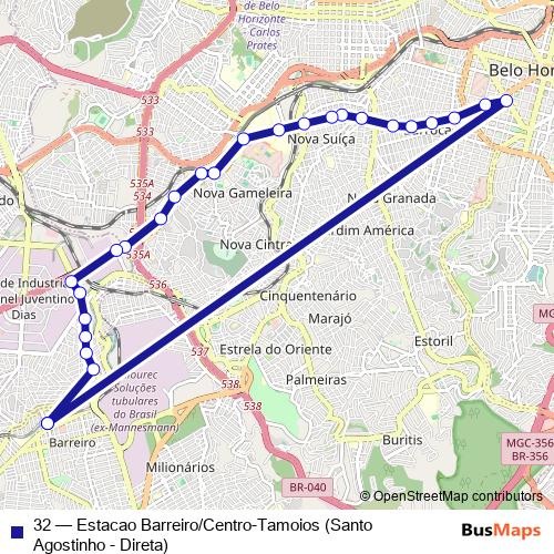 32 bus Line Map