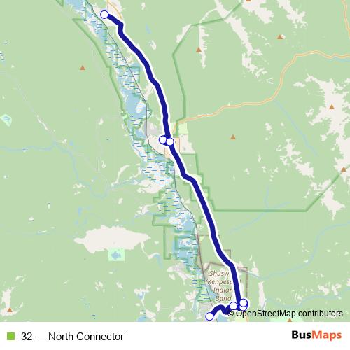 32 bus Line Map