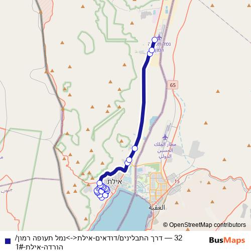 32 bus Line Map
