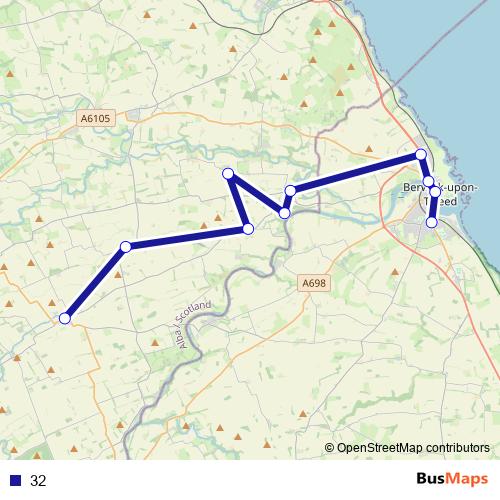 32 bus Line Map