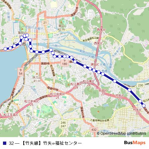 32 bus Line Map