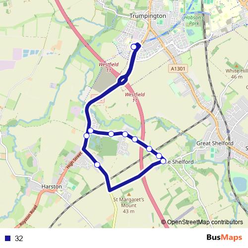 32 bus Line Map