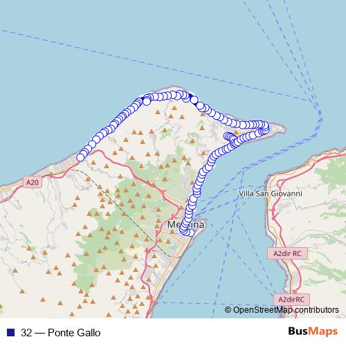 32 bus Line Map
