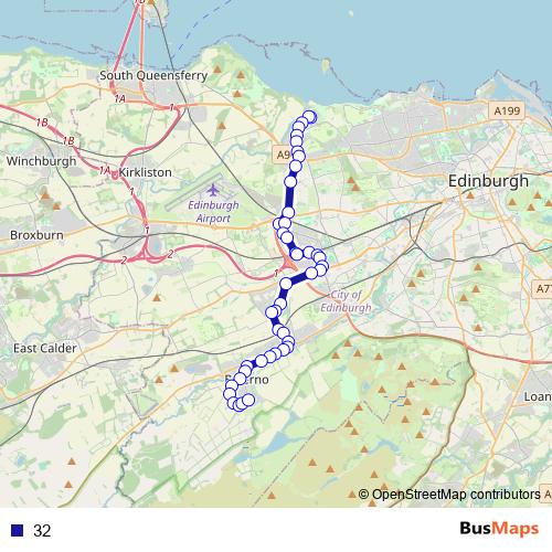 32 bus Line Map