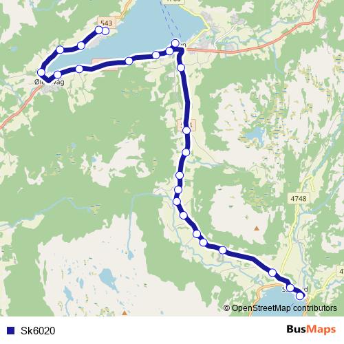 Sk6020 bus Line Map