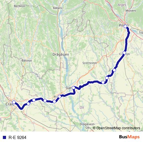 R-E 9264 rail Line Map