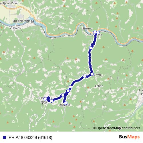 PR A18 0332 9 (61618) bus Line Map