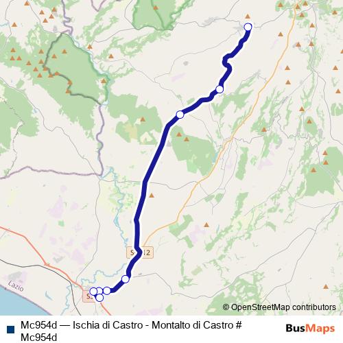 Mc954d bus Line Map