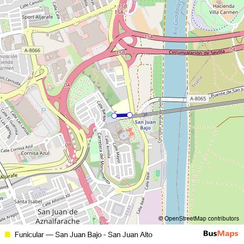 Funicular funicular Line Map