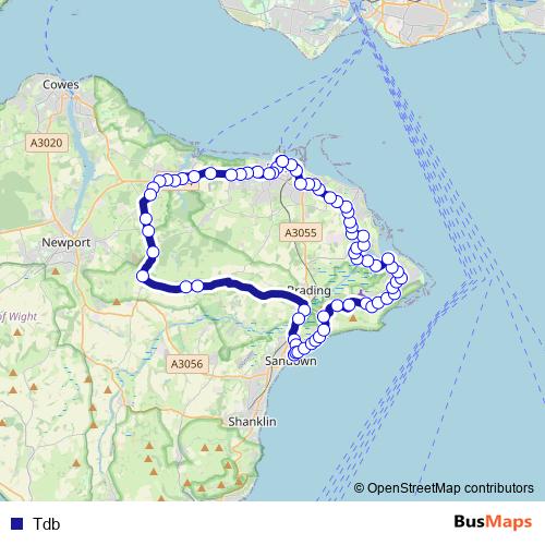 Tdb bus Line Map