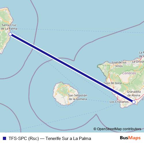 TFS-SPC (Rsc) air Line Map