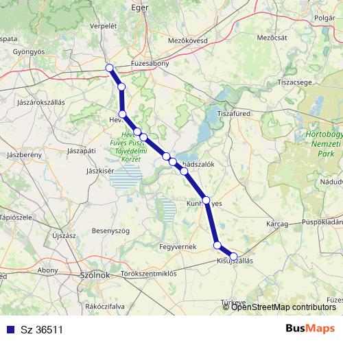 Sz 36511 rail Line Map