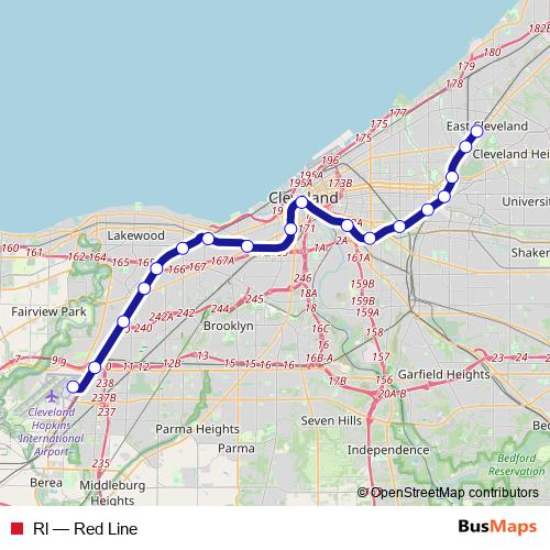 Rl metro Line Map