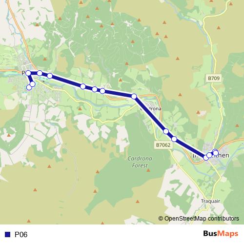 P06 bus Line Map