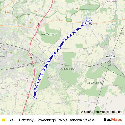 Lka bus Line Map
