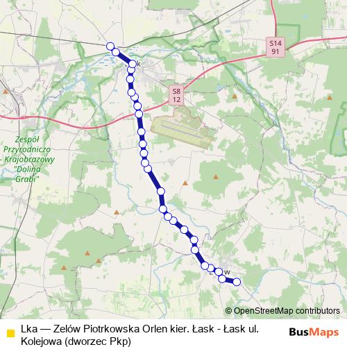 Lka bus Line Map