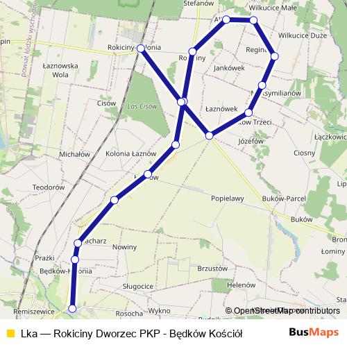 Lka bus Line Map
