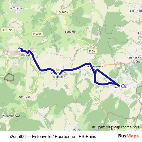 52ssaf06 bus Line Map