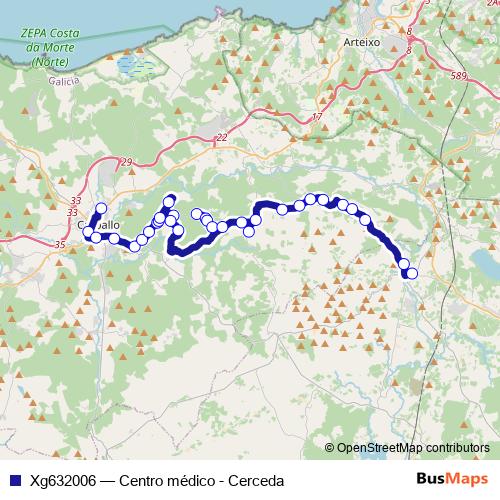 Xg632006 bus Line Map