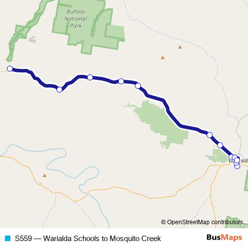 S559 bus Line Map