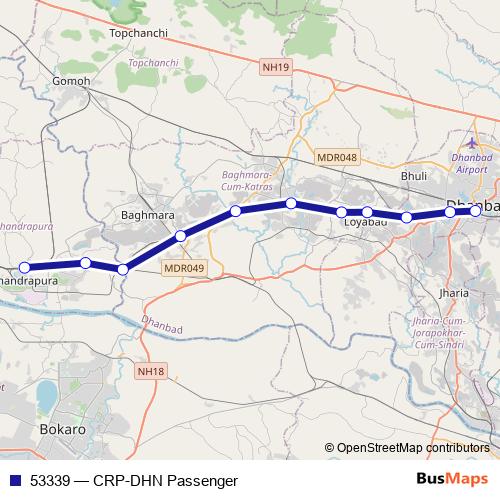 53339 rail Line Map