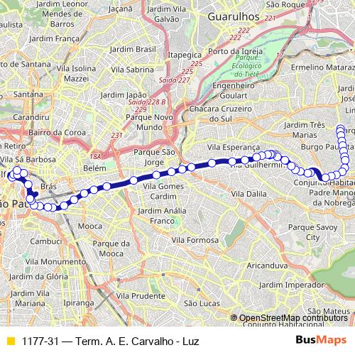 1177-31 bus Line Map
