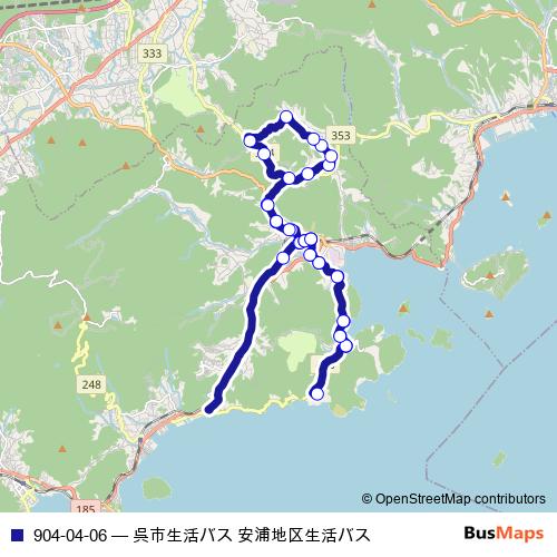 904-04-06 bus Line Map