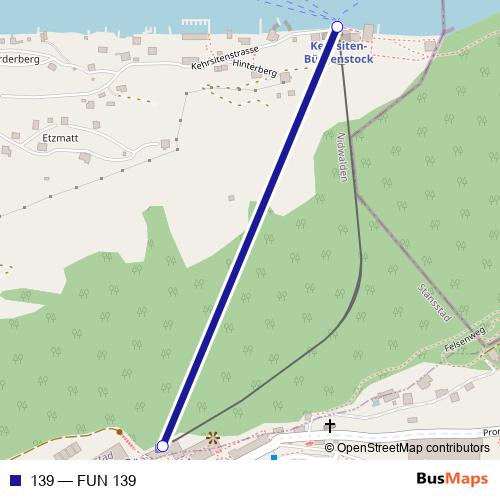 139 funicular Line Map