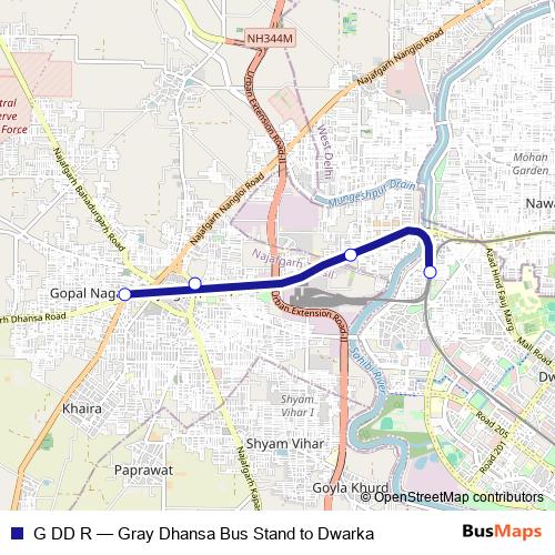 G DD R metro Line Map