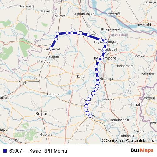 63007 rail Line Map