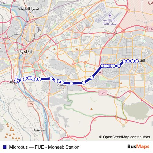 Microbus bus Line Map