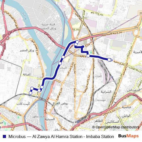 Microbus bus Line Map