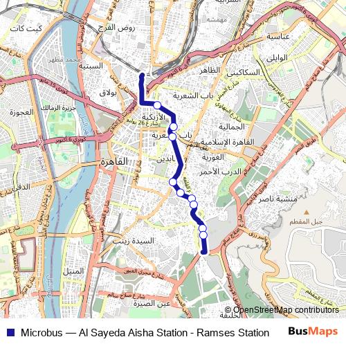 Microbus bus Line Map