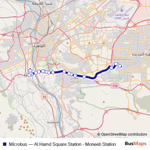 Microbus bus Line Map